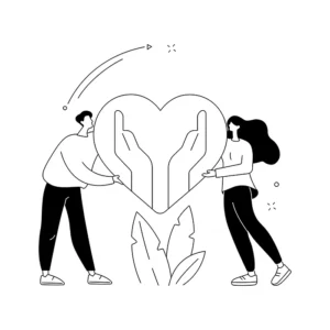 Illustration offre sites web pour associations